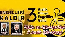 3 Aralık mesajı - haberi