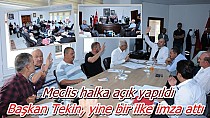 Bahşılı'da şeffaf meclis - haberi