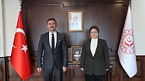 Bakan’ı ziyaret etti - haberi
