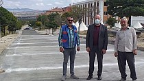 Beton yol çalışması - haberi