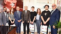 Birincilere tebrik - haberi