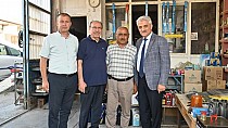 Esnafı ziyaret etti - haberi