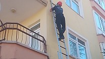 Eve itfaiye girdi