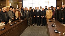 Gazetecilerle buluştu - haberi