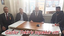 Gaziler teşekkür etti - haberi