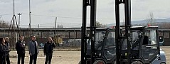 İki yeni forklift geldi