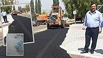 İlçeye sıcak asfalt - haberi