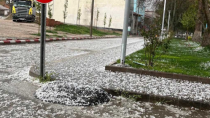 İlçeyi dolu vurdu - haberi