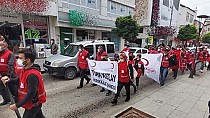 Kızılay yürüyüşü - haberi