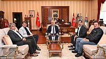 Konuklarla görüştü - haberi