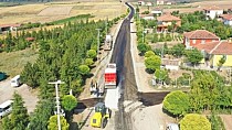 Köylerde asfalt çalışması - haberi