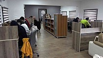 Kütüphane açık  - haberi