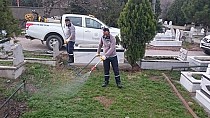 Mezarlıklar temizleniyor - haberi