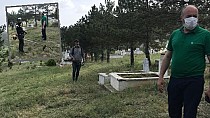 Mezarlıkta bakım çalışması - haberi