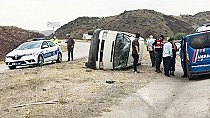 Minibüs kaza yaptı - haberi