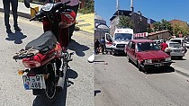 Motorsiklete çarptı - haberi