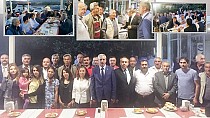 Muhtarlarla iftar yaptı - haberi