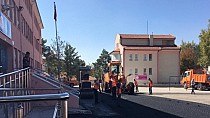 Okul bahçelerine asfalt - haberi