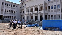 Okul inşaatında inceleme - haberi
