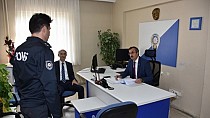Polis merkezine ziyaret - haberi