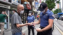 Polisten maske denetimi - haberi