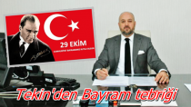 Recep Zafer Tekin’den kutlama mesajı - haberi