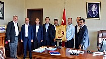 Rektöre ziyaret - haberi