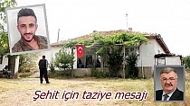 Şehit için taziye - haberi