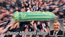 Şenses için taziye mesajı - haberi