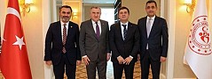 Spor Bakanına ziyaret