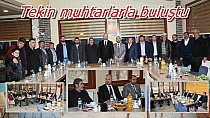 Tekin muhtarlarla buluştu - haberi