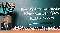 Tekin'den 24 Kasım mesajı - haberi