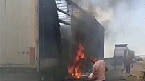 TIR’da yangın çıktı - haberi