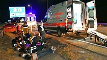 Trafik levhasına çarptı - haberi