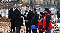 Vali inşaatı inceledi - haberi