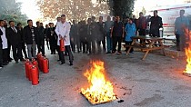 Yangın tatbikatı yapıldı - haberi